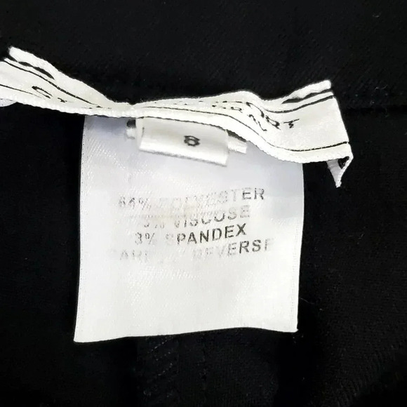 St John Sport By Marie Grey Black With Gold Accents Size 8 - Picture 9 of 10